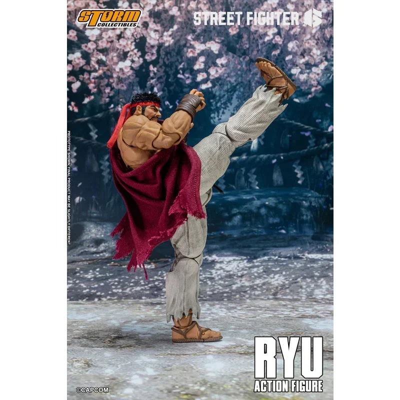 Оригинални играчки Storm Street Fighter 6 Ryu на склад Аниме екшън колекция фигурки Модели играчки