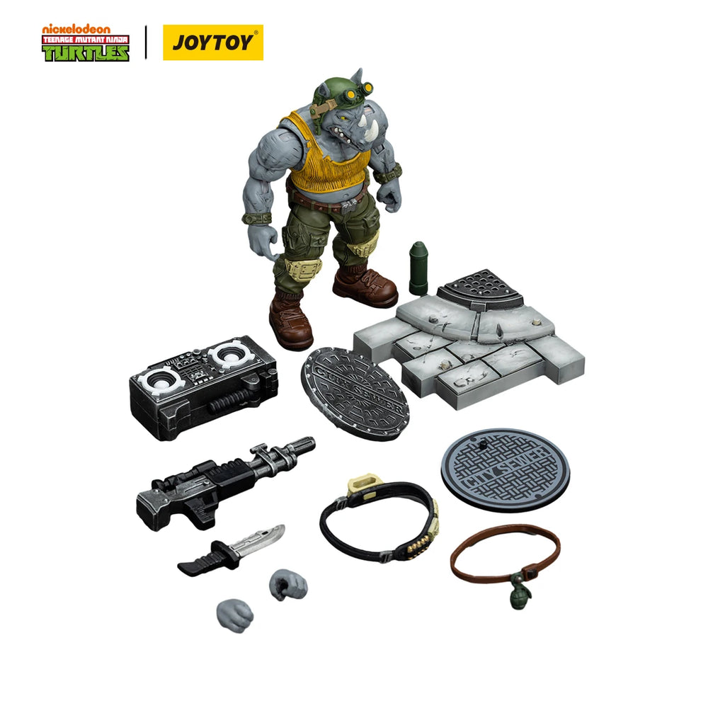 [Pre Order] JOYTOY 1/18 Action Figure TMNT Ninja Turtles Bebop Rocksteady Collection Model Toys
