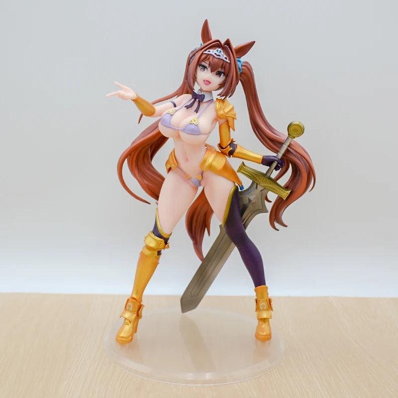 25cm Umamusume Pretty Derby Rice Shower Anime Girl Figure Satono Diamond/Matikanetannhauser/Kitasan Black Action Figure Doll Toy