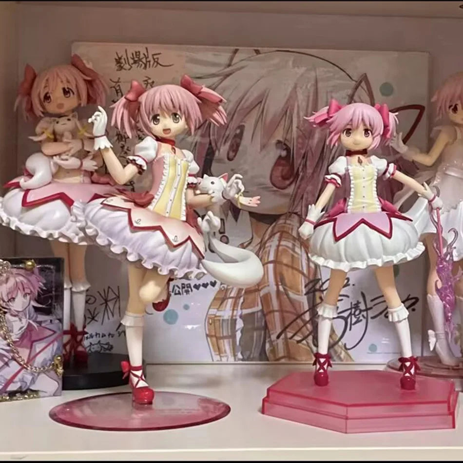 Anime Puella Magi Madoka Magica Aniem Figure Kaname Cute Madoka Magic Girl PVC Anime Action Figures Anime Cartoon Model Toy Gift