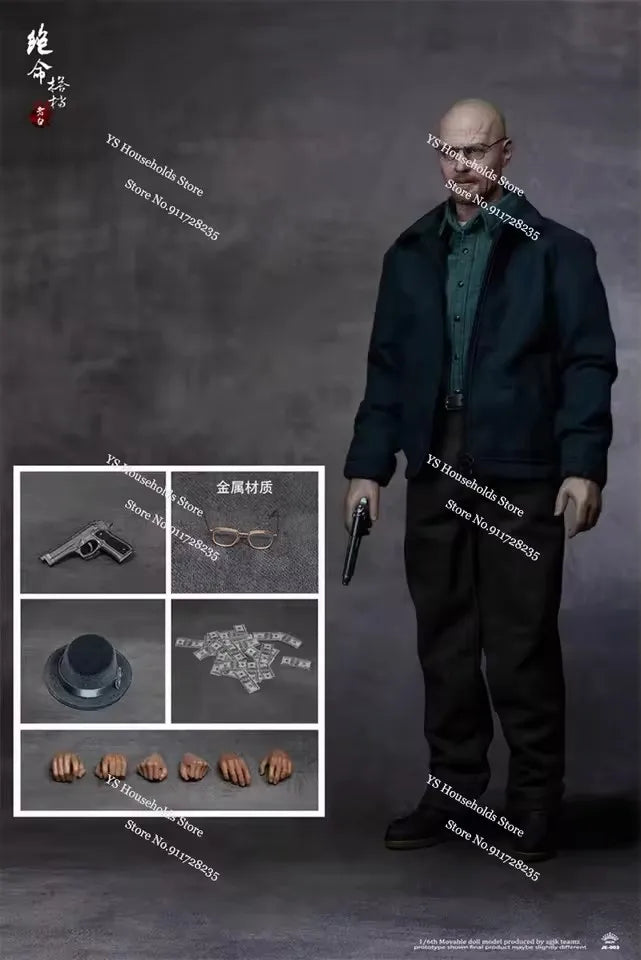 ZGJKTOYS 1/6 JK-003 Old White JK-004 Young Boy Pinkman Delicate 12" Man Soldier Model Breaking Bad Fans Collection Gift