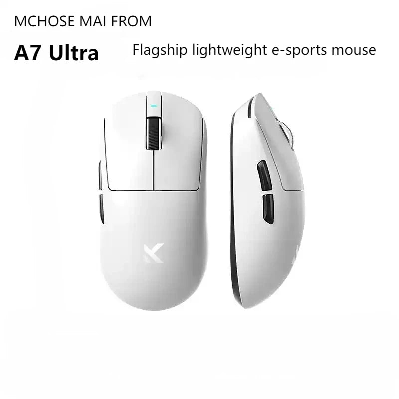 Mchose Ultra A7 Wireless Bluetooth Mouse 3 Mode Esports pro Lightweight Gaming Mouse Paw3395 for Boys Computer Peripherals