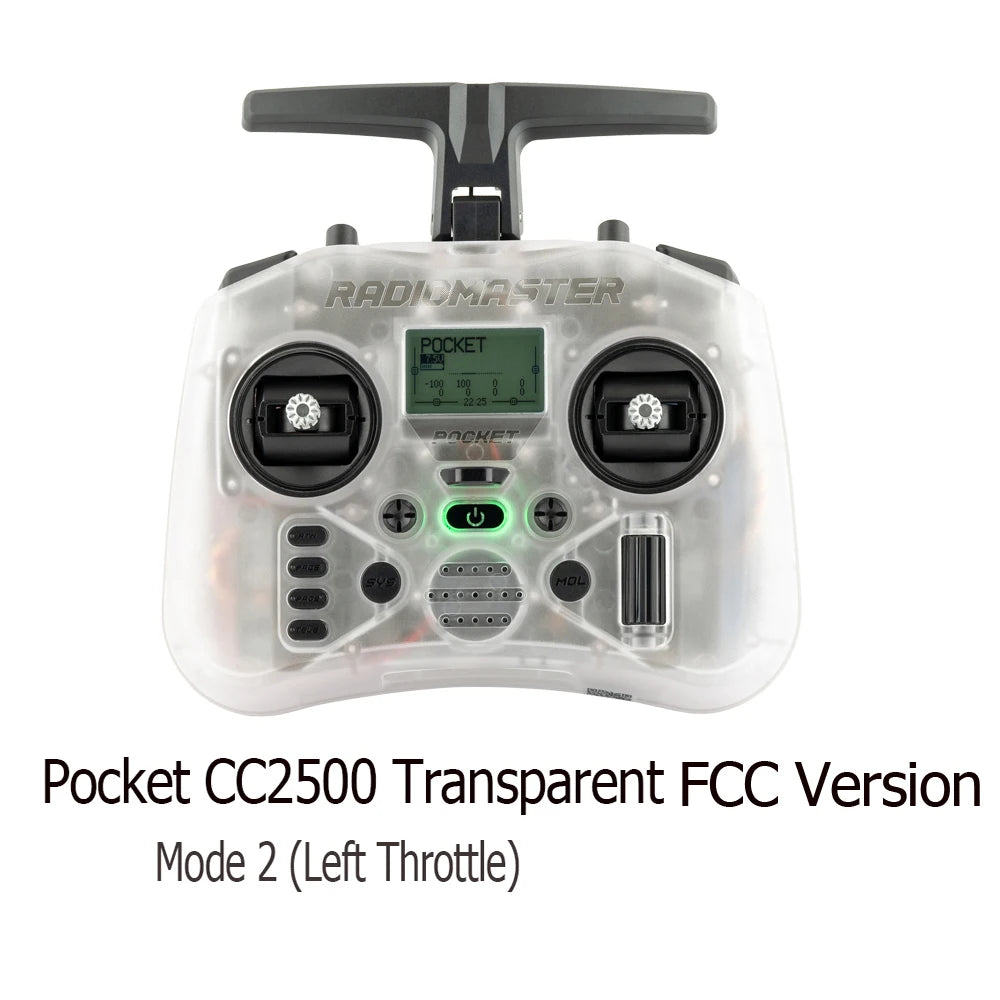 RadioMaster Pocket Hall Gimbal Transmitter Remote Control Portable Lightweight Preinstalled EdgeTX ExpressLRS Or MPM CC2500