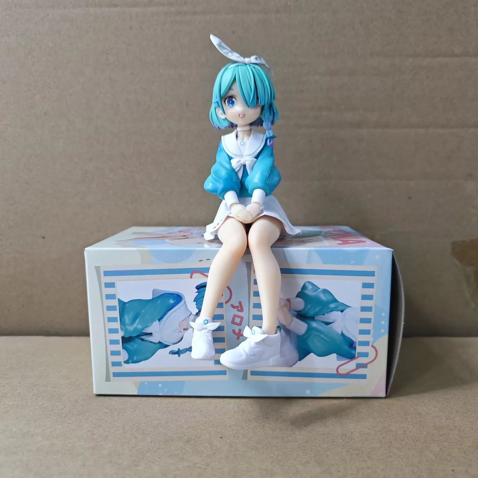 Anim117CM Anime Game Blue Archive Arona Figure Golden Head 1/7 Noodle Stopper Figure Model Toy Doll PVC
