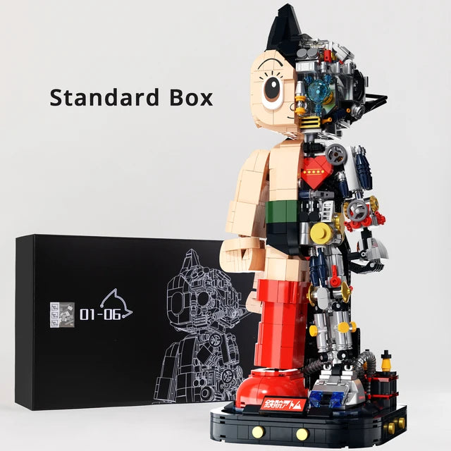 Blocks Toys Cartoon Action Figure Astro Boy Building Block Toy Action Figure Collection Model Toy Birthday Children's Gift