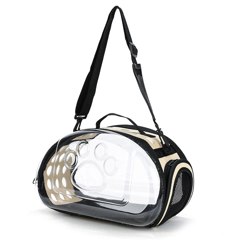 Cat Carrier Bag Outdoor Pet Shoulder bag Pet Dogs Cats Portable Breathable Collapsible Travel Cat Carrier Bag small dog