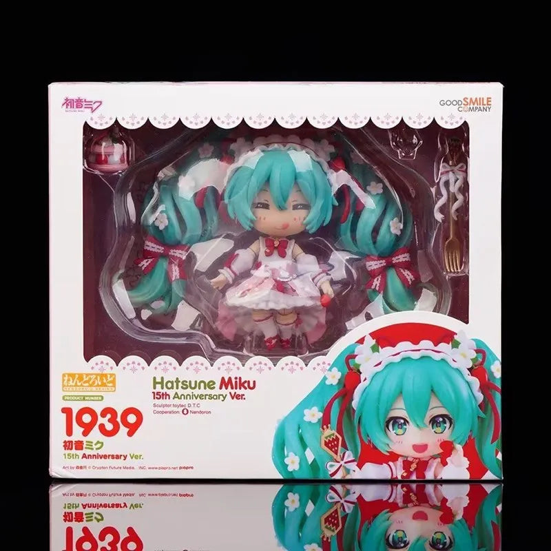 10 cm #1939 Hatsune Miku Anime-Figur, virtuelle Idol-Sängerin #1940 Miku Actionfigur, PVC-Sammlermodellpuppe, Weihnachtsgeschenk