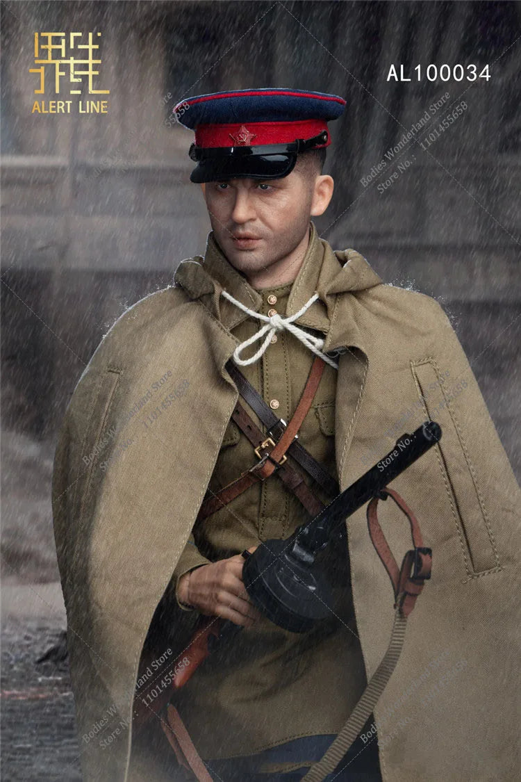 Original Alert Line AL100034 1/6 Scale WWII Soviet NKVD Officer Female Solider Full Set with Weapon Model for Fans Gifts