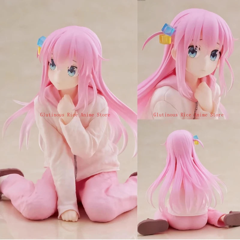In stock anime style beautiful girl "Bocchi the Rock!" Hitori Got ō home clothes toys peripheral models gifts collectibles