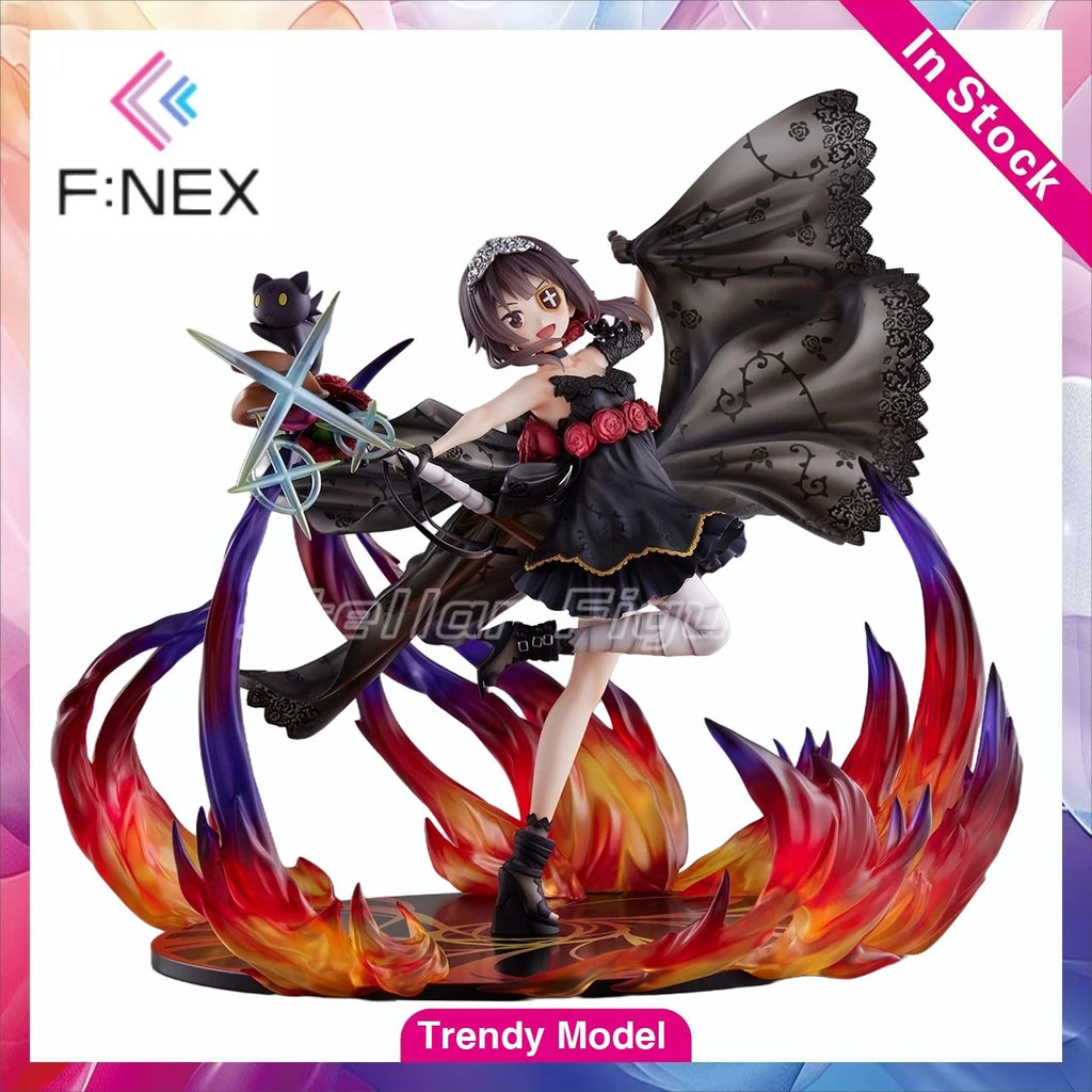 【TM】In Stock F:NEX Blessings for A Wonderful World Megumin 1/7 Scale Figures Model Collection Anime