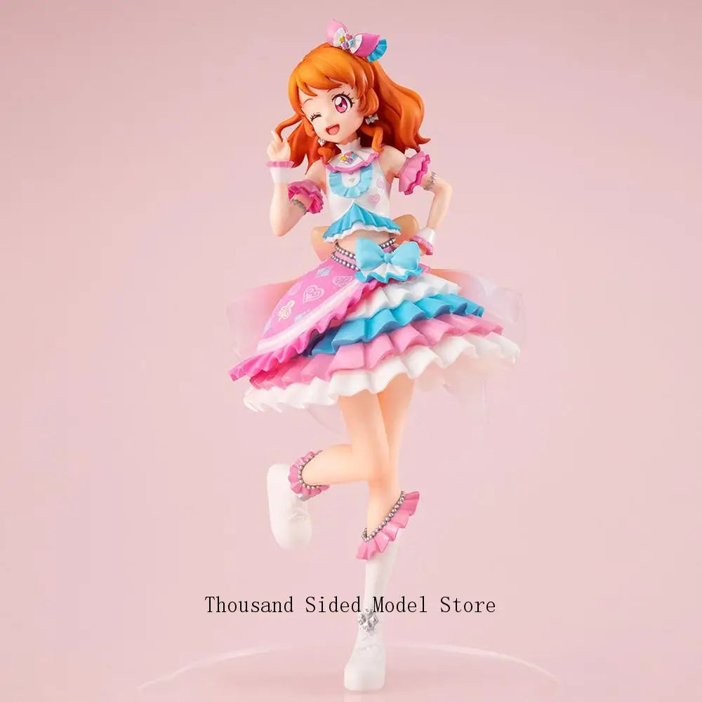 Original MegaHouse Lucrea Light Pripara Anime Peripherals Manaka Laala Ozora Akari Action Figure PVC Model Cartoon Gift
