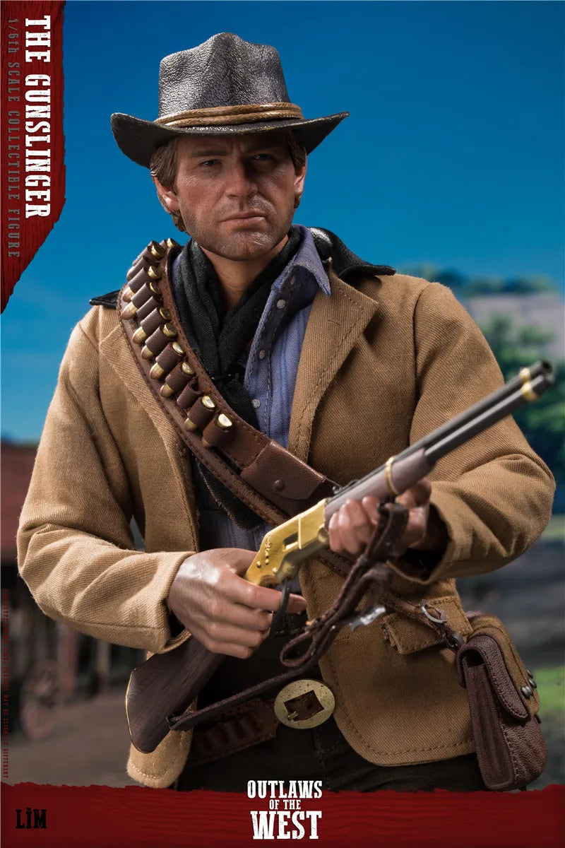 LIMTOYS LIM008 1/6 Men Sodier Gunslinger Arthur Classic Western Cowboy Series With Wepons 12'' Action Figure Model Collection