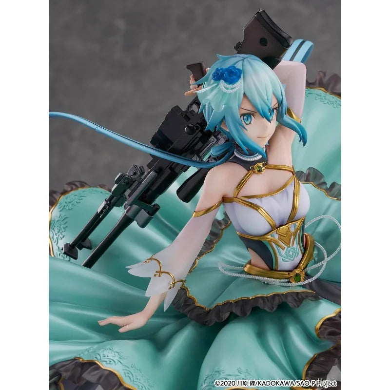 【In Stock】SSF EStream Sword Art Online Sinon Crystal Dress Ver 1/7 Scale Anime Figure
