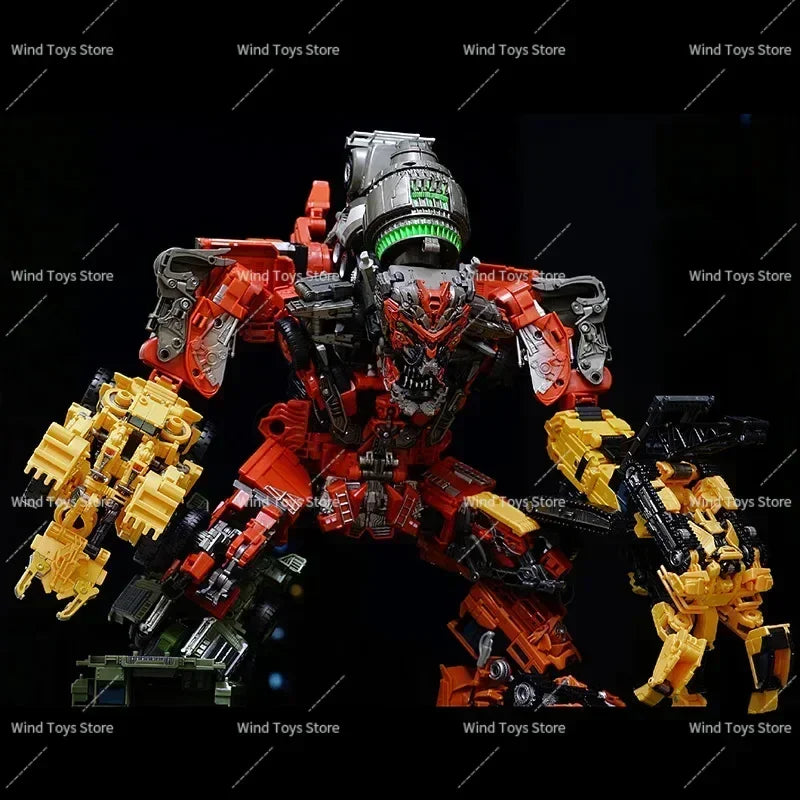 48cm Aoyi 8 in 1 Devastator Anime Transformation Toys High Quality Model KO GT GT TRUCK Robot Crane Cad Children Gift Gift Gift