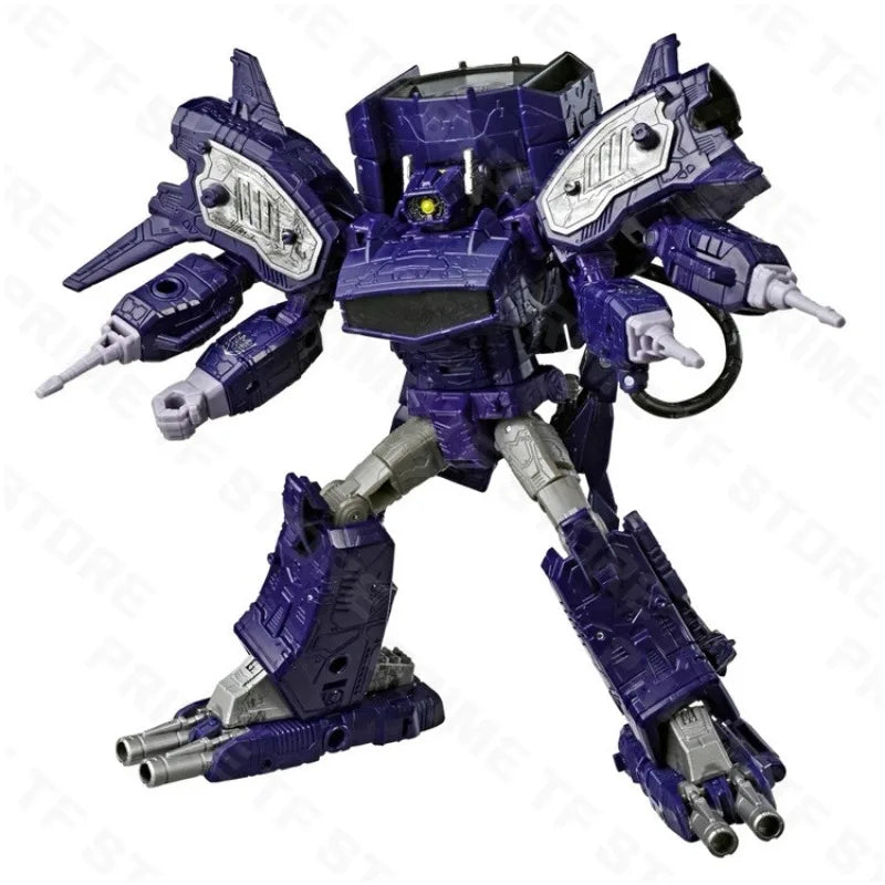 Original Hasbro Transformers War for Cybertron Siege WFC-S14 DECEPTICON SHOCKWAVE Leader-class Anime Figure Action
