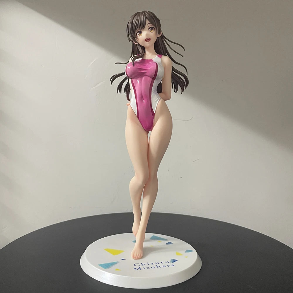 26 см аниме хоби японска фигура Kanojo Okarishimasu Mizuhara Ichinose Chizuru Action Figure Toys Collection 1/7 PVC подарък
