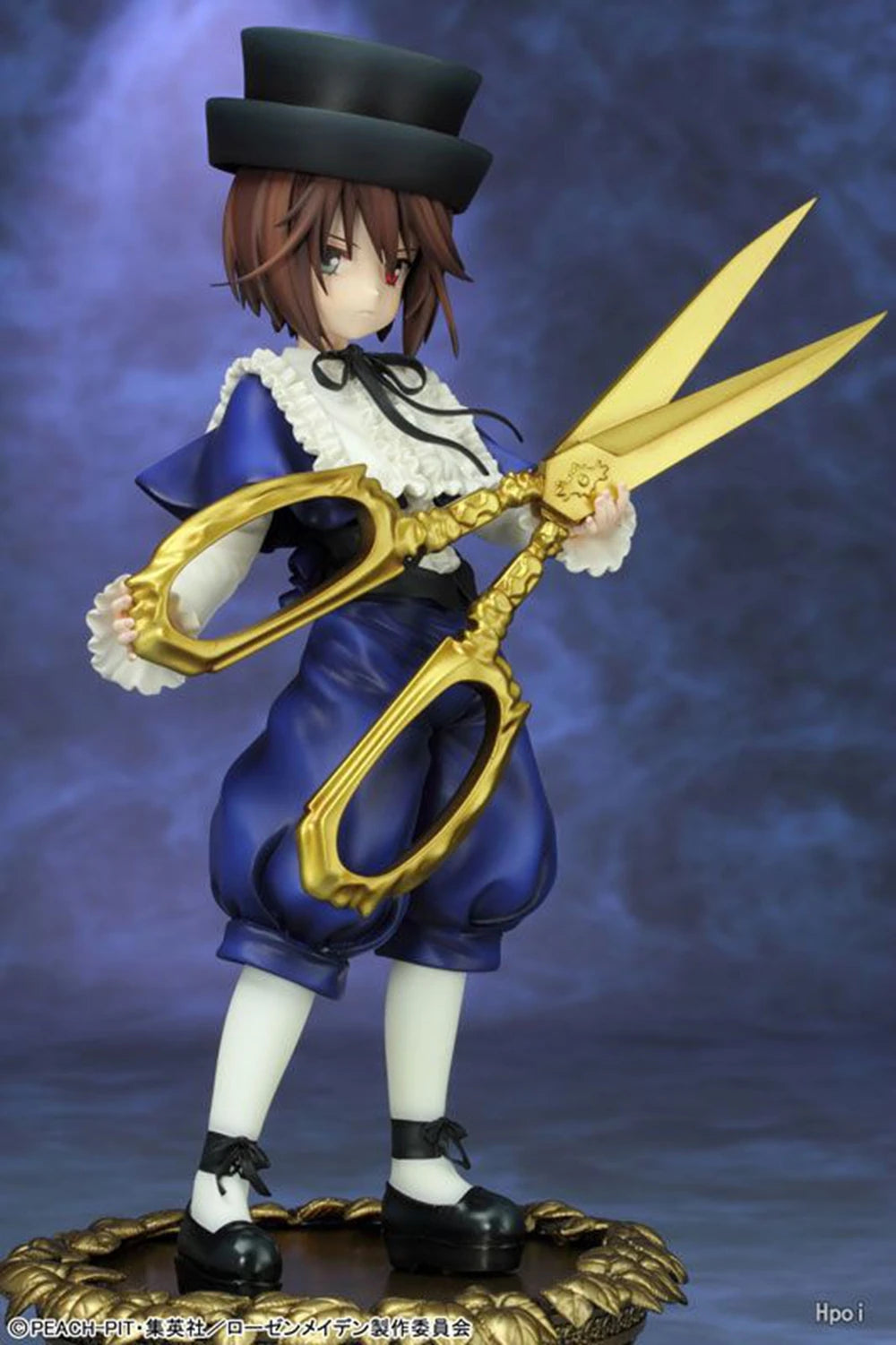 14CM Anime Rozen Maiden Souseiseki Figure Standing Posture Scissors Dress Model Toys Gift Doll Collection Decoration PVC