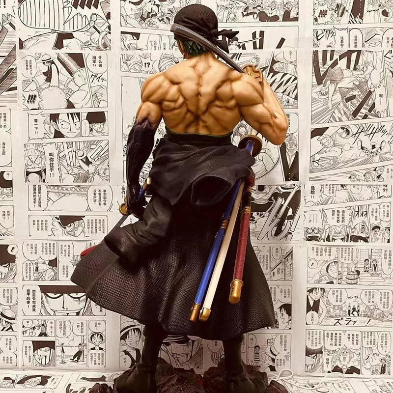 ONE PIECE Аниме Фигурка Модел GK Roronoa Zoro Екшън Фигурки 70CM PVC Статуя Колекция Играчка