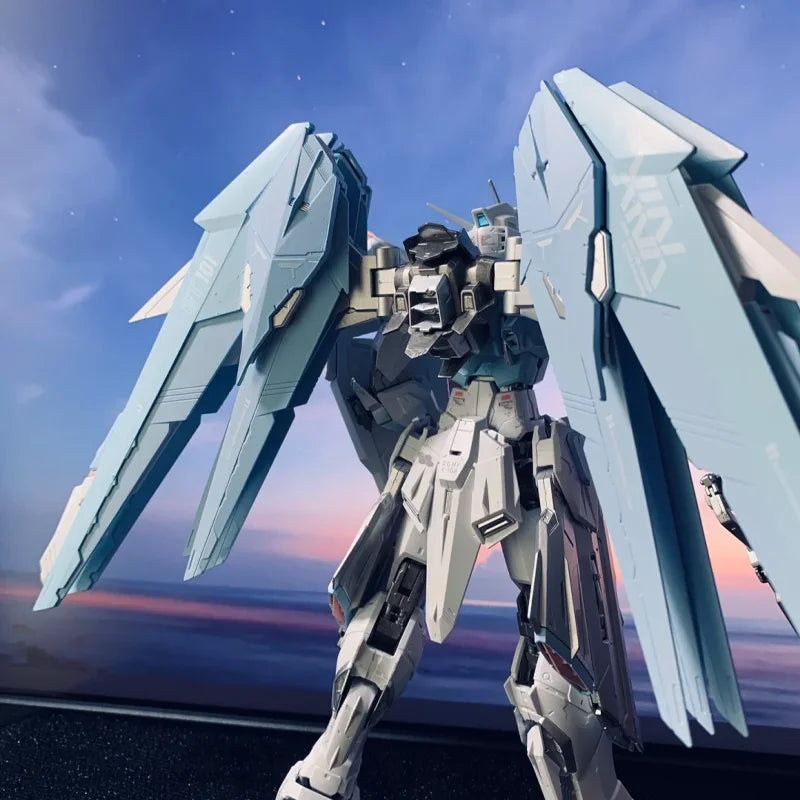 1/100 Mg Freedom  2.0 Tiffany Blue Macaron Custom Paint Version Plastic Assembly Model Kit  Action Figures Boy'S Puzzle Toy Gift
