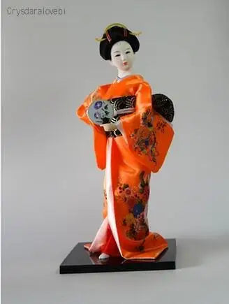 30cm Statuette Ethnic Japanese Geisha Dolls Kimono Dolls Belle Girl Lady Collection Home Decoration Miniature Figurines