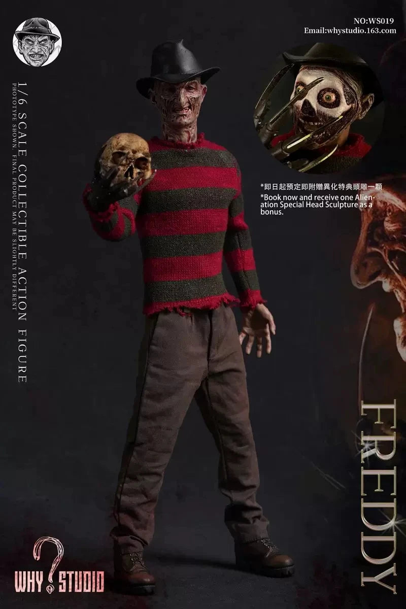 【MT】Original WHY STUDIO NO:WS019 Jason Vs. Freddie FREDDY 1/6 Action Figure Toy Collection