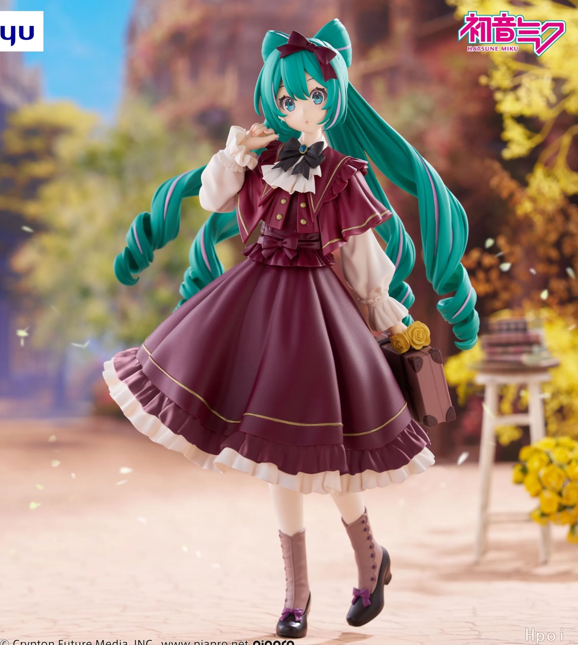 In Stock Original Furyu Trio-Try-It Piapro Hatsune Miku 19cm Classical Retro Anime Statue Figure Collection Dolls Toys Gifts