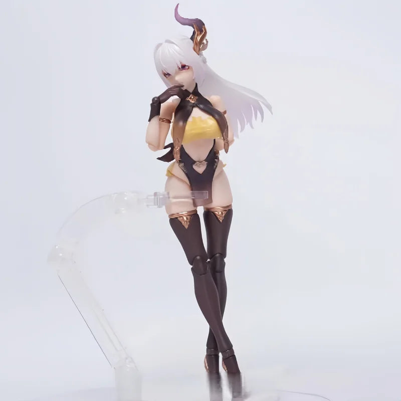 Eiifox&BearPanda Painted Skin Action Figure Hua Xia Gods And Ghosts Series Collectible Posable Desktop Display For Anime Fans