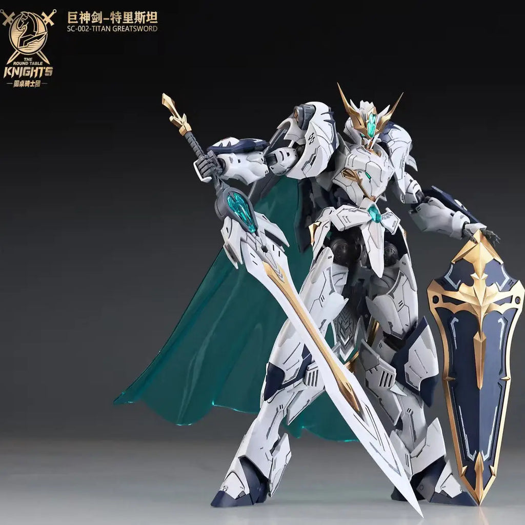 Original Snaa Hg 1/144 Sc-002 Titan Greatsword Tristan Assemble Model Kit The Round Table Knights Action Figure Hobby Toys Gift