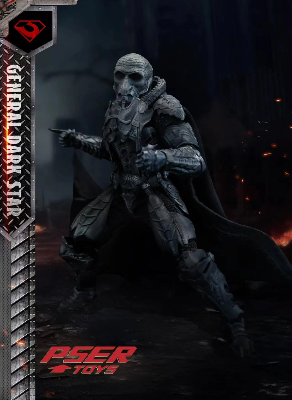 PSERTOYS 1/12 Scale Collectible Figure Krypton Dru-Zod General Zod Adventure Comics Military Commander 6" Action Figure Model