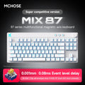 MCHOSE MIX87 Magnetic Swtich Keyboard Wired Gaming Keyboard 8K+256K Esport 0.08ms Low Latency E-Sports Custom Gamer Accessories