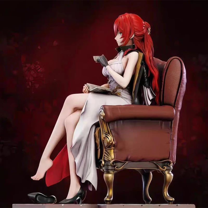 24cm Anime Honkai Star Rail Action Figure Game Toy Himeko Figures GK Sitting Statue PVC Model Collectible Birthday Gifts