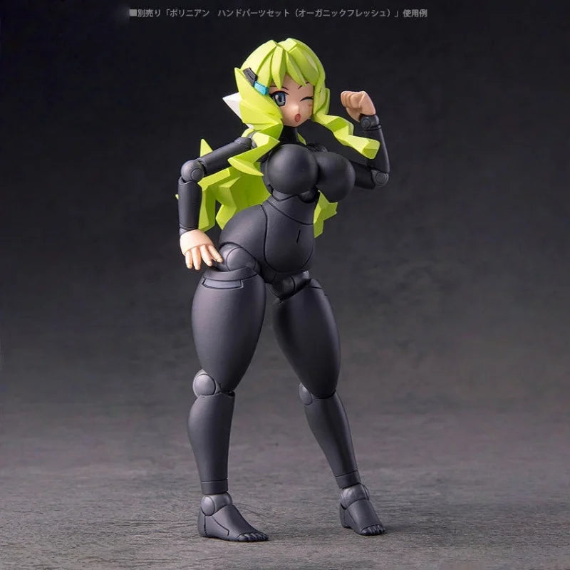 DP Articulated Action Figure Polynian FLL Kelly Rania Dark Skin Mecha Girl Robot Neoanthropinae Authentic Anime Model Toys