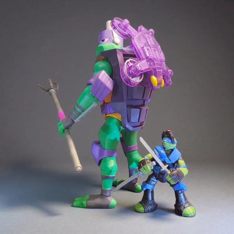 Original 12in Turtles Figure 2018 Animated Version Donatello Leonardo Action Figure 28cm Model Toy Set Collection Toy Ornament
