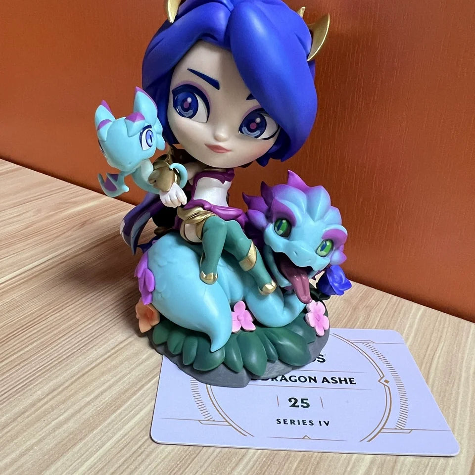 In Stock 100% Original Official Genuine 13cm Limited Edition Game Statue League of Legends Ashe Action Figure Around The Game