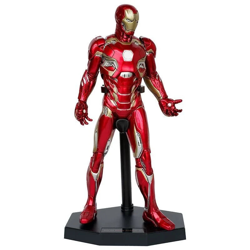 30cm Anime Iron Man Action Figure PVC Model statue Toys Doll Desk Decor Collectible Gifts boxed