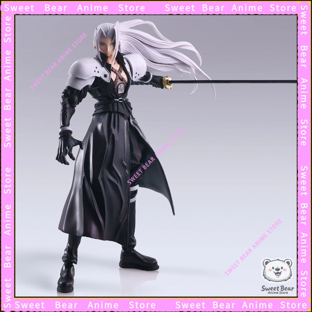 Auf Lager: Square Enix Final Fantasy VII BRING ARTS Sephiroth Actionfigur, Anime-Modell, Trendspielzeug, Schreibtischfigur, Sammlerstück.