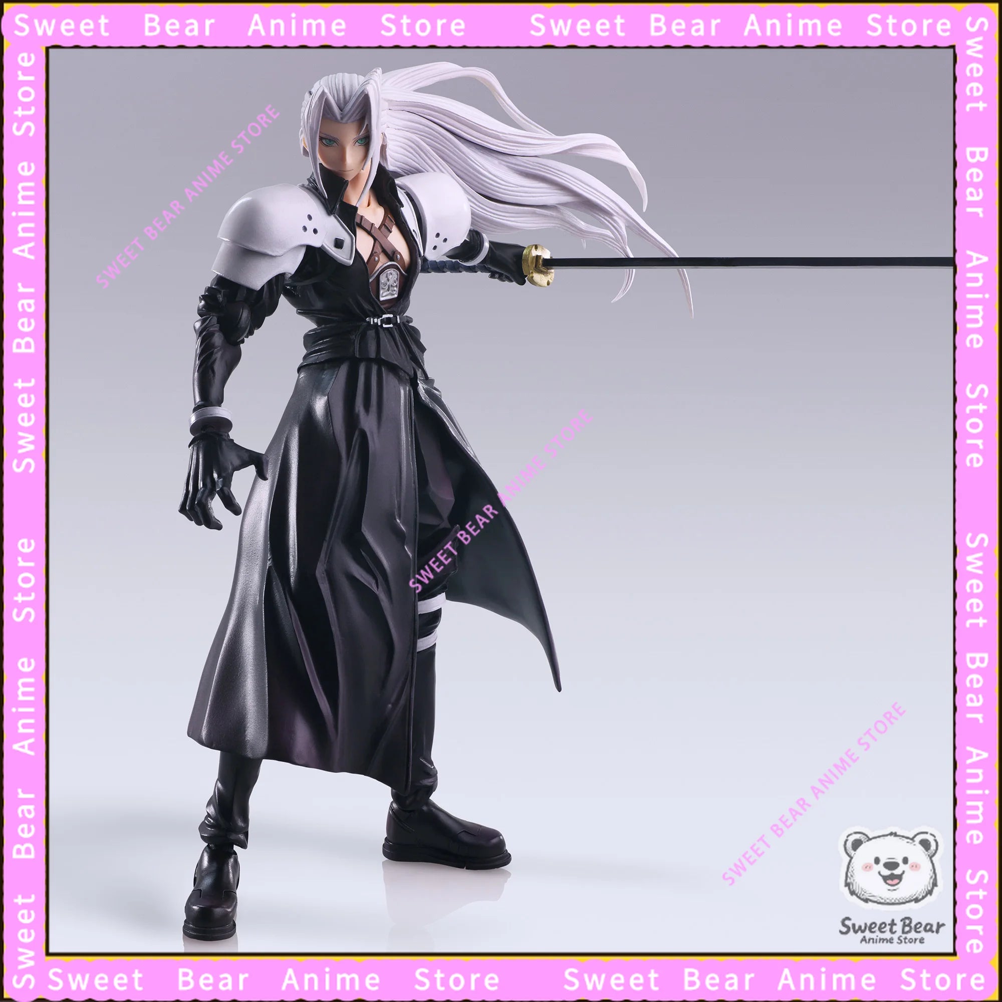 Auf Lager: Square Enix Final Fantasy VII BRING ARTS Sephiroth Actionfigur, Anime-Modell, Trendspielzeug, Schreibtischfigur, Sammlerstück.