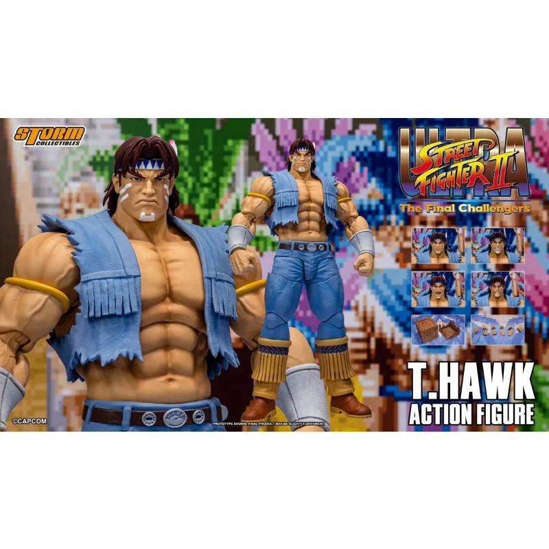 In Stock Storm Toys CPSF31 Street Fighter 2 Challenger T. Hawk Action Figure Collectible Gift