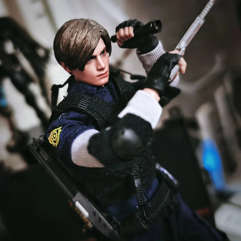 Leon Kennedy 1/12 Scale Collectible Action Figure Rpd Police Officer Full Set Men Soldier Dolls Body Birthday Gift In Stock