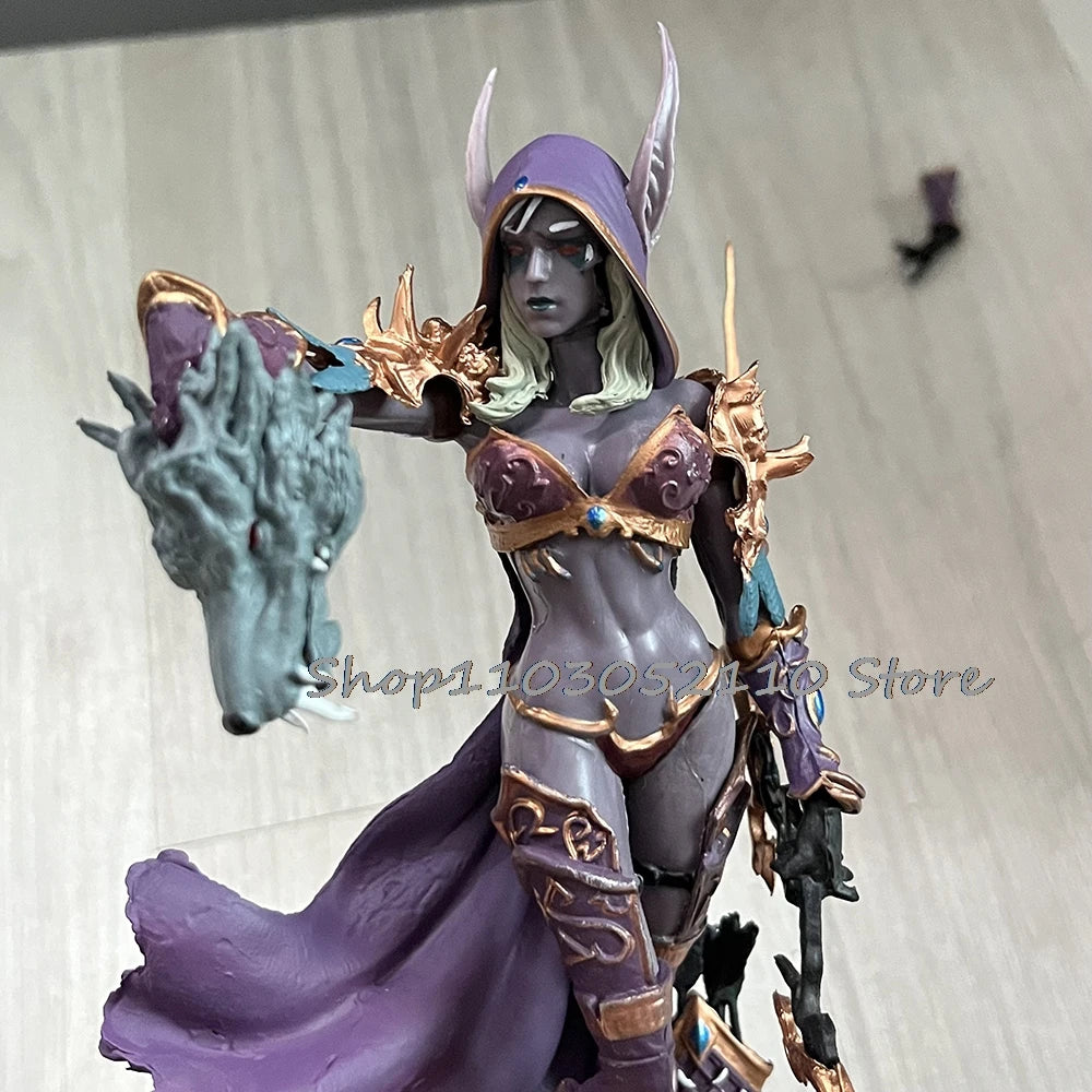 Sylvanas Windrunner World Of Warcraft Action Figure Sylvan Archery Queen The Queen of the Undead Handmade Model Toys Doll Gifts