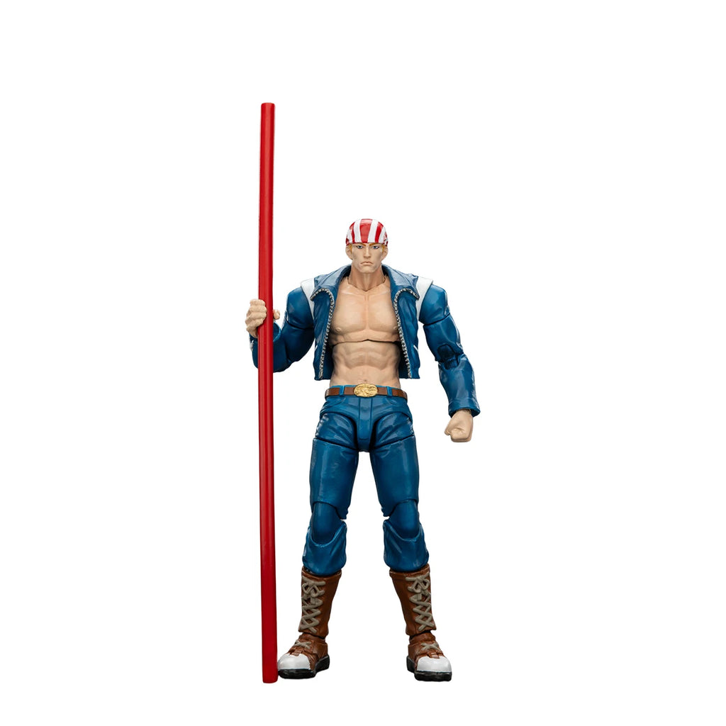 JOYTOY SNK 1/18 Action Figures KOF 98UM Hero Team Kyo Kusanagi Goro Daimon Benimaru Nikaido