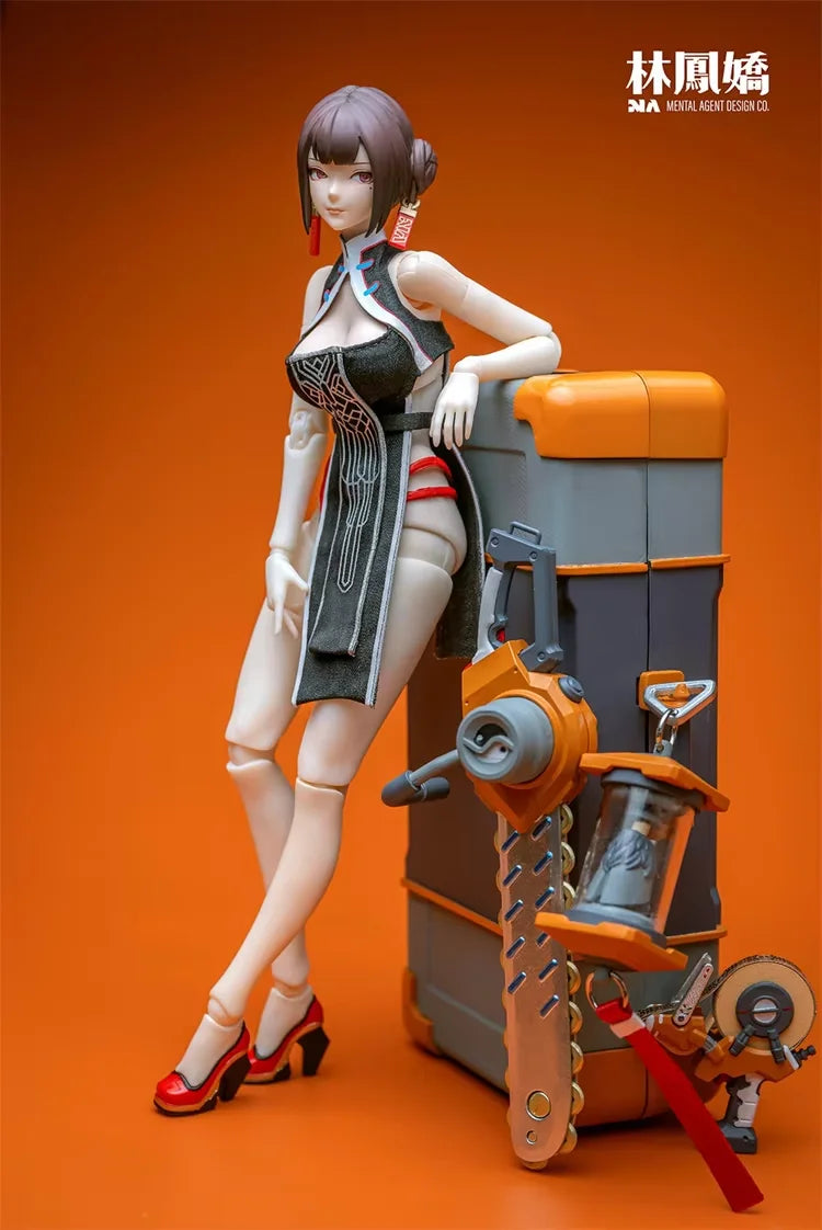 In Stock Mental Agent Zhen Yilu Lin Fengjiao MAZ-01 1/10 Soldier Doll Anime Action Figure Toy Gift Model Collection