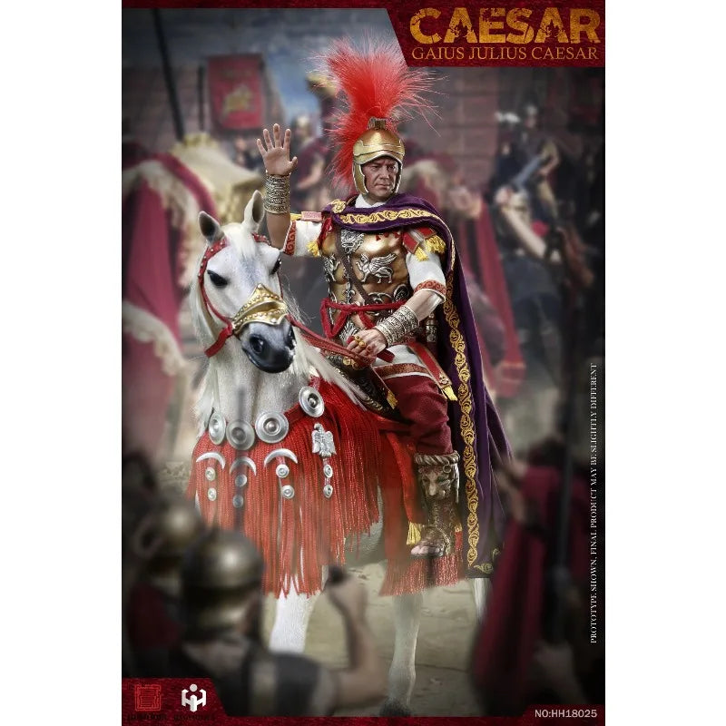 HHMODEL X HAOYUTOYS Original 1/6 Empire Legion Caesar Alloy Finished Product Movable Doll Soldier Model Toy Ornament Collection