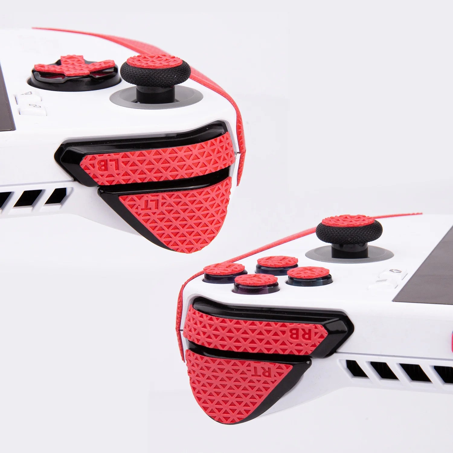 TALONGAMES Controller Grip Tape Compatible with ASUS Rog Ally,Anti-Slip,Buttons,Textured Skin Kit for Rog Ally Handle Grips(Red)