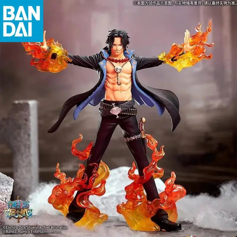 Genuine Bandai Namco Banpresto DXF SPECIAL One Piece Portgas D Ace PVC  Anime Figure Model Desktop ornament Collector Figurine