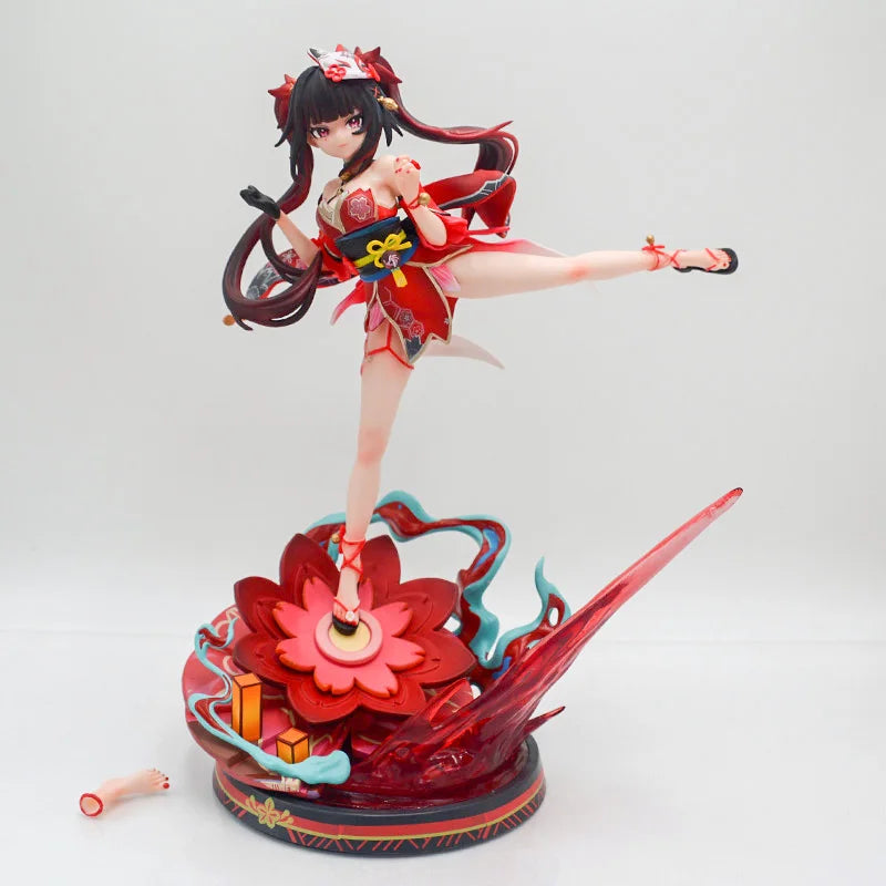 25cm Honkai Impact 3rd Theresa Apocalypse Anime Figure Houkai Gakuen Kiana Kaslana/Mei Raiden Action Figure Model Doll Toys Gift