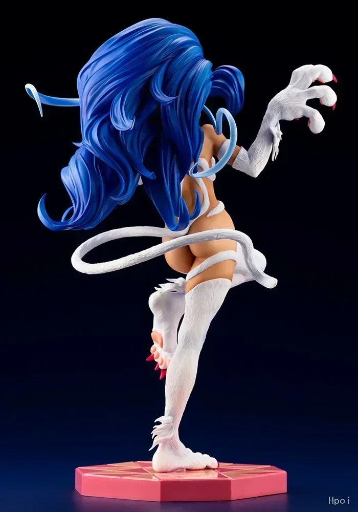 Darkstalkers Morrigan Aensland Anime Figure Lilith Action Figurine Pvc Statue Felicia Figure Girl Halloween Model Collection Toy