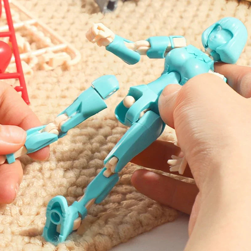 3D Printed Mannequin Dummy Magical Beauty Girl Action Figure  Multi-Jointed Movable Shapeshift Robot Ornament  For Kids Adult