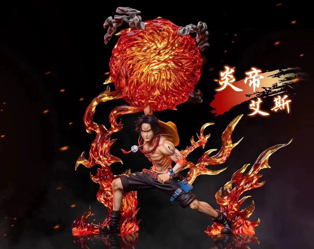 One Piece Аниме Фигурка 26см Portgas·D· Ace Анимационен екшън Периферни Играчки Фигурки Ace Mera Mera No Mi Модел PVC Подаръци Играчки