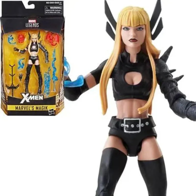 Original Hasbro Marvel Legends Series X-MEN Magik Anime Figure Model Collection Toy